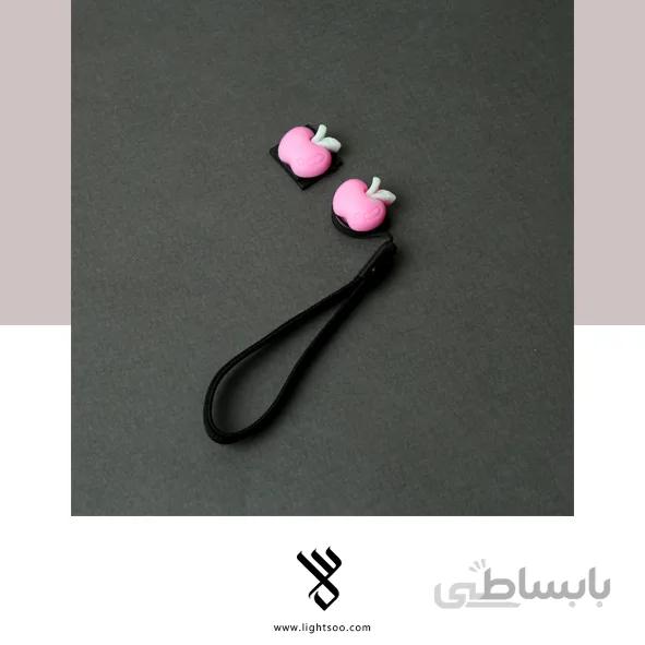 ست بند درپوش لنز و درپوش کفشک فلاش دوربین طرح سیب