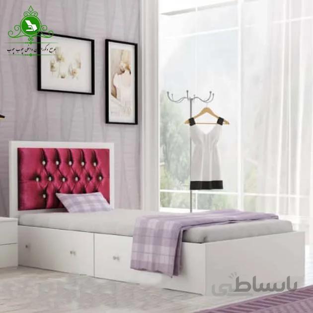 تخت خواب یک نفره مدل البرز