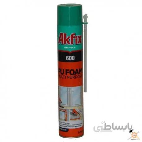 اسپری فوم 600 میلی لیتر آکفیکس akfix