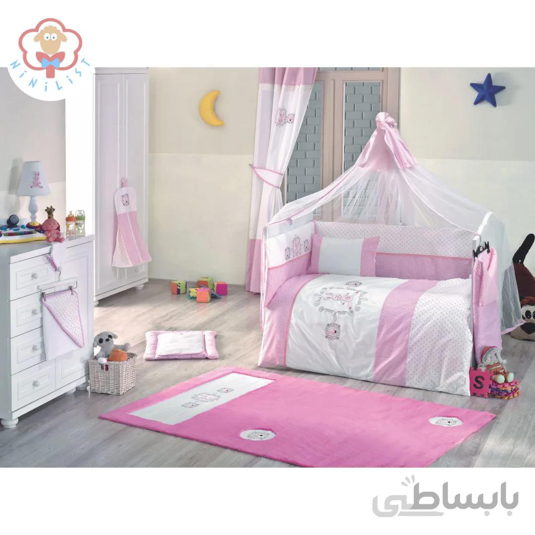 سرویس خواب Kidboo Rabitto Pink کیدبو 9 تکه