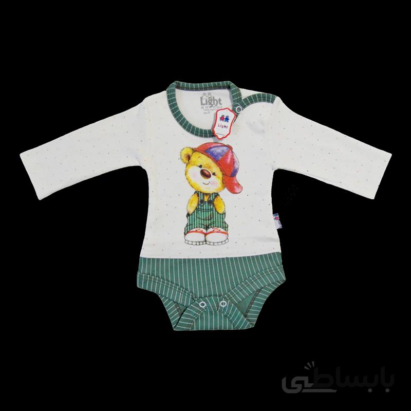 بادی لایت - طرح خرس کلاه دار - ست دار - ۰ تا ۱۲ ماه