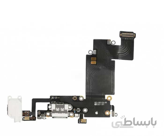 فلت شارژ و هندزفری و میکروفون آیفون IPHONE 6S PLUS ا فلت شارژ و سوکت هندزفری و میکروفون گوشی آیفون 6اس پلاس