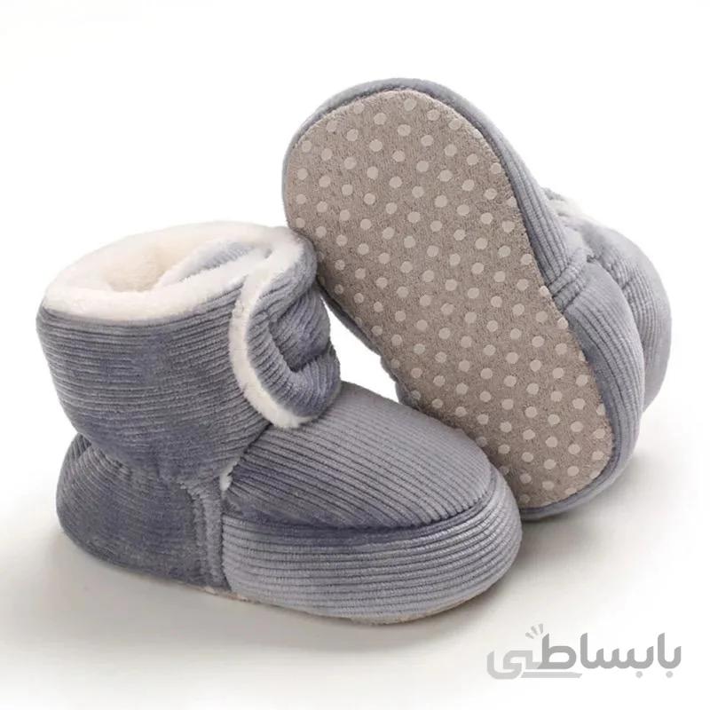 پاپوش نوزادی زمستانی کبریتی