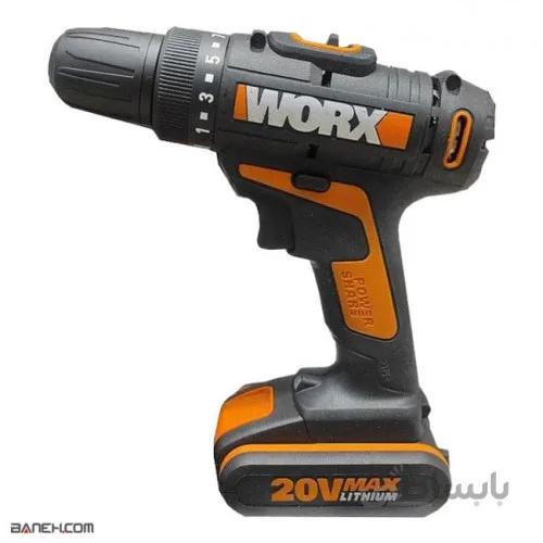 دریل شارژی ورکس 20 ولت مدل WORX POWER SHAVER WX101.4 ا WORX POWER SHAVER 20V WX101.4
