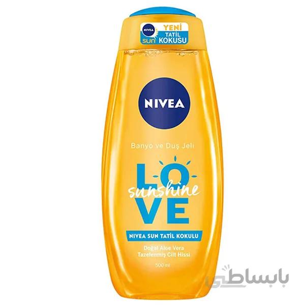 شامپو بدن نیوا مدل sunshine love حجم 500 میل
