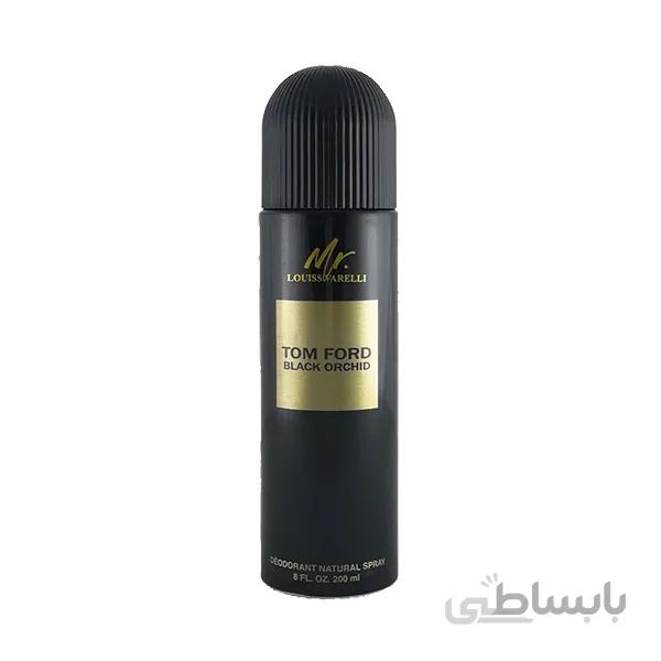 اسپری مردانه مستر لوئیس وارلی مدل Mr Louisswarelli Tom Ford Black Orchid