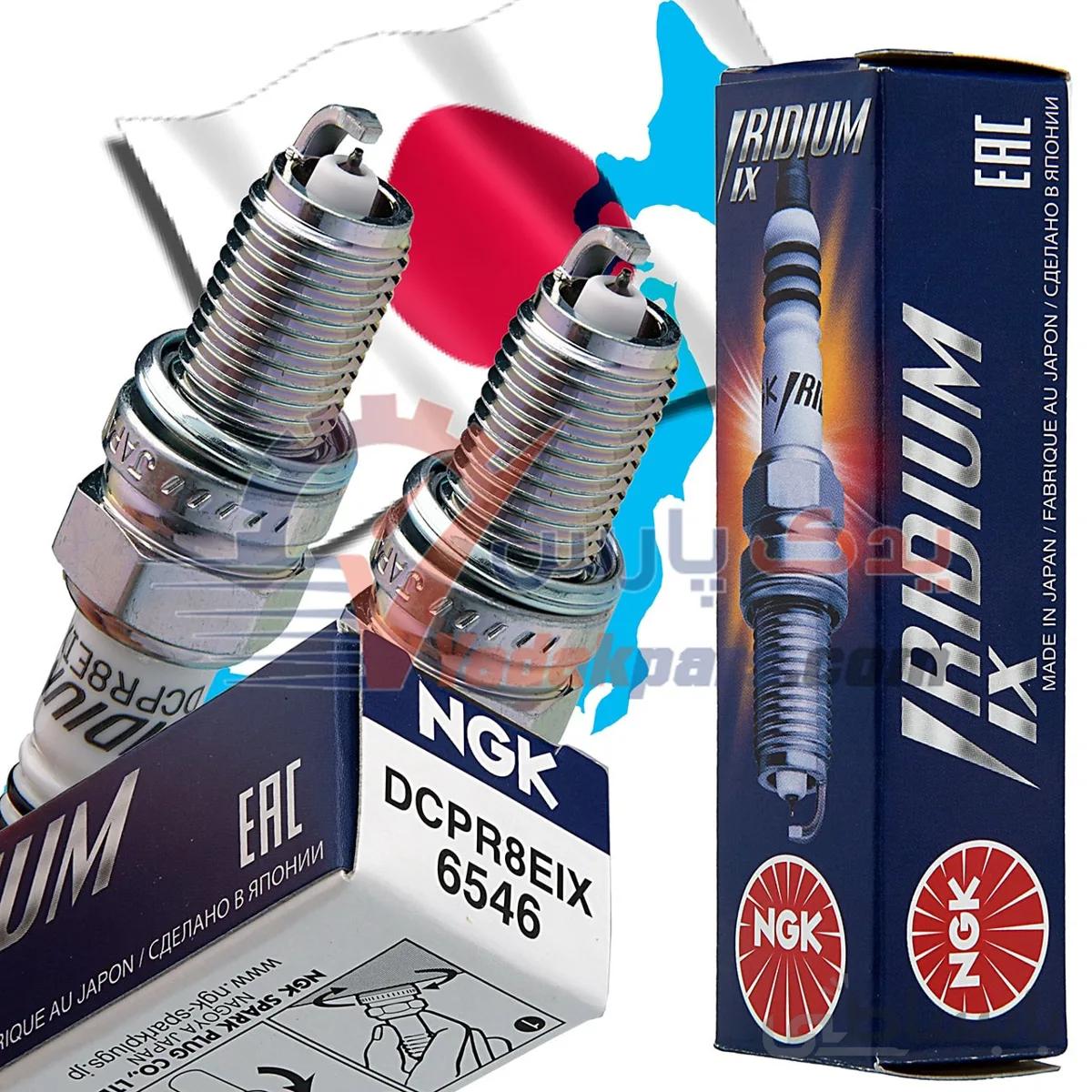 شمع ایریدیوم سوزنی موتورسیکلت هوندا125 برند NGK ژاپن (۱عددی) ا NGK Spark Plug DCPR8EIX 6546 Iridium IX JAPAN