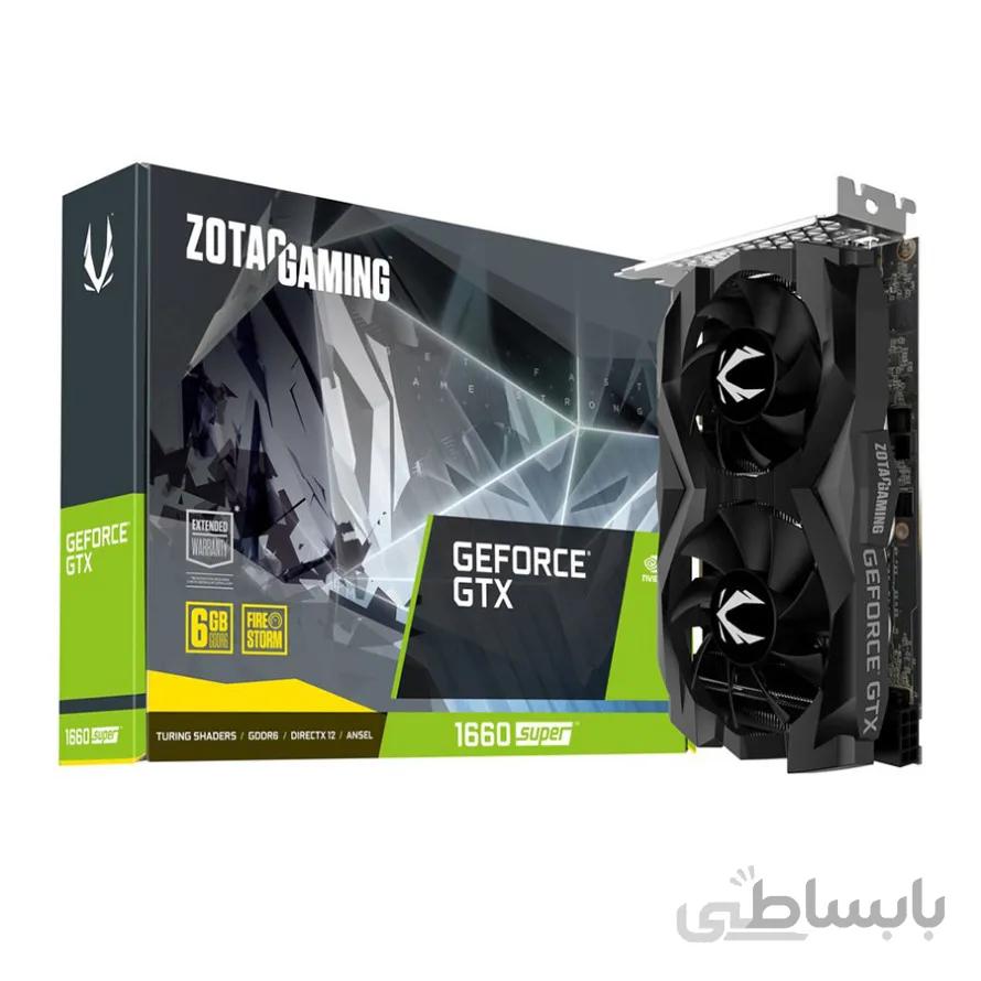 Zotac ZT-T16620D-10M GeForce GTX 1660 SUPER AMP 6GB Graphics Card ا کارت گرافیک زوتاک مدل GeForce GTX 1660 SUPER AMP با حافظه 6 گیگابایت