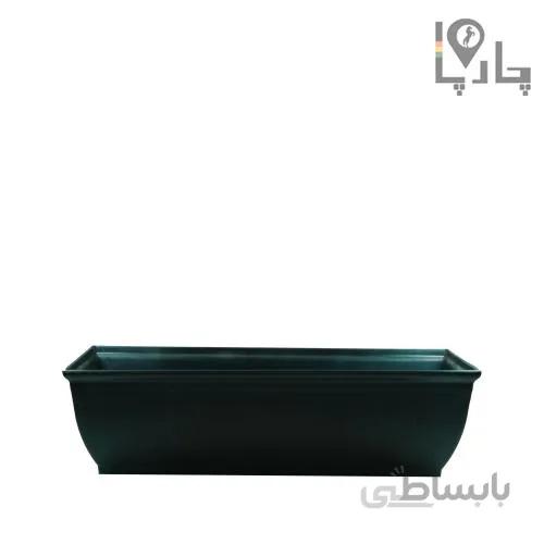 گلدان فلاور باکسی پلاستیکی شهر آذین سایز متوسط