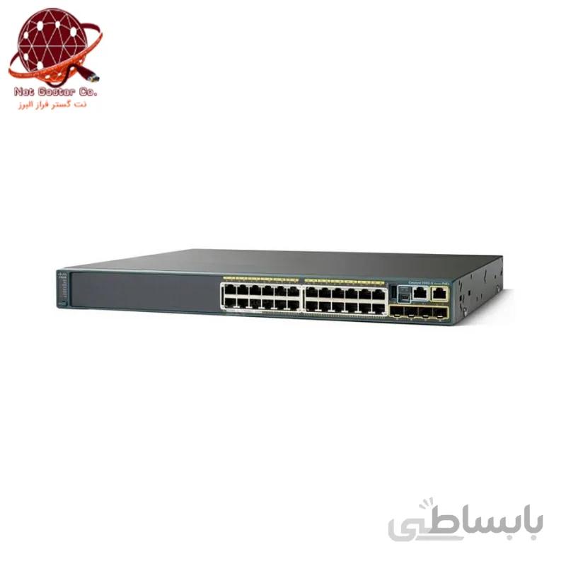 سوئیچ سیسکو WS-C2960S-24TS-L کد 304039