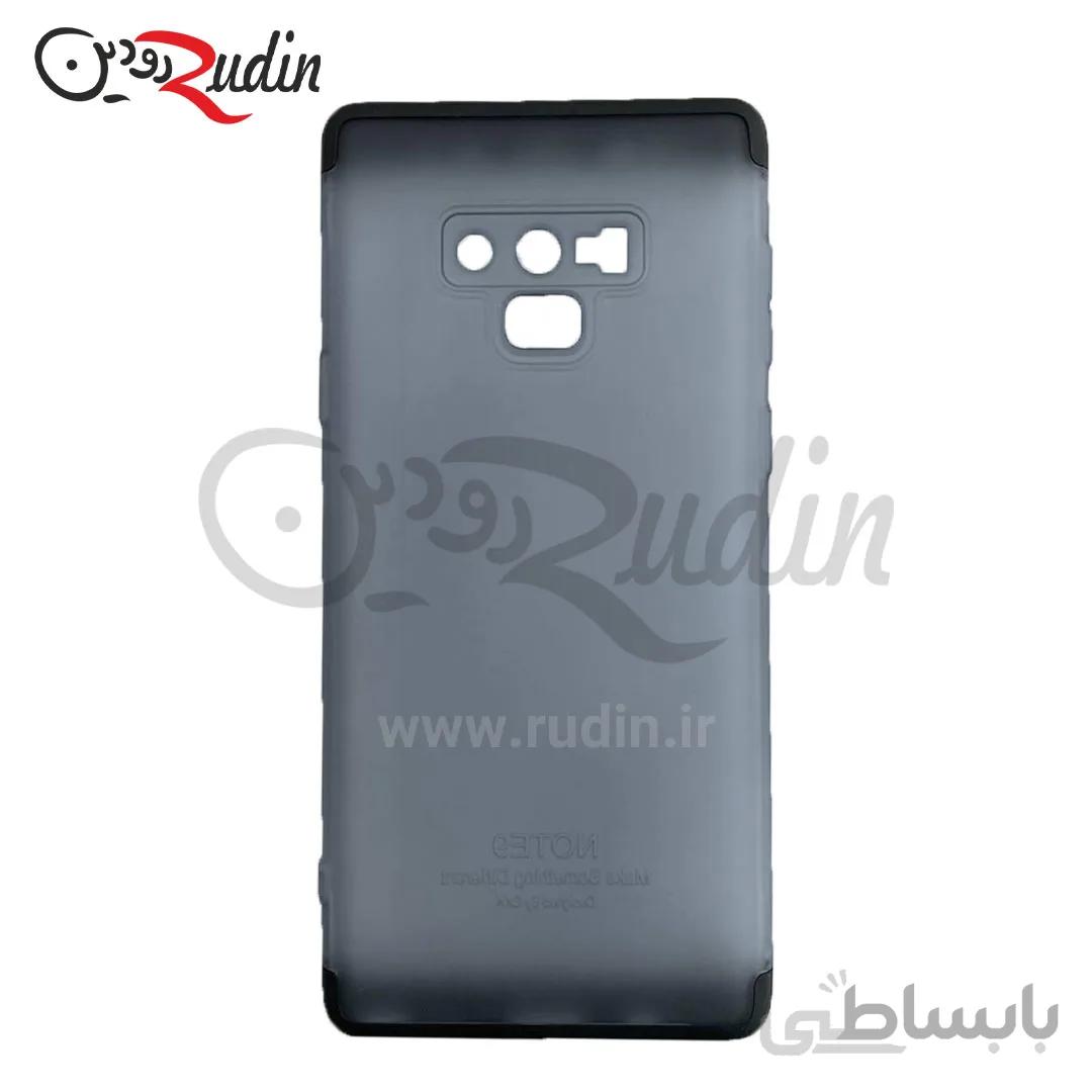 کاور ۳۶۰ درجه مدل GKK مناسب برای گوشی Note9 مشکی شفاف دور مشکی