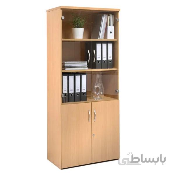 کتابخانه اداری درب شیشه ای مدل K800