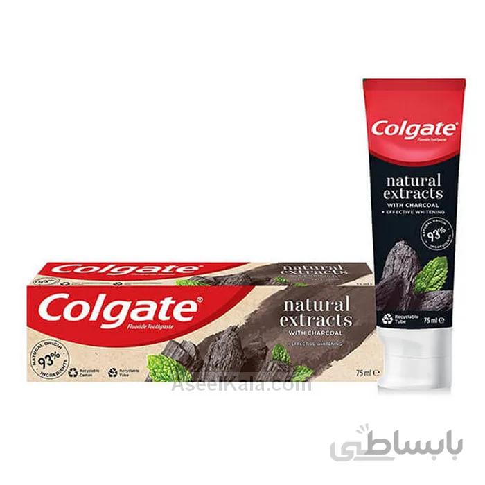 خمیر دندان کلگیت Colgate مدل زغال و نعنا 75 میل
