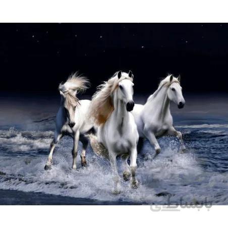 نخ و نقشه تابلو فرش حیوانات کد 5
