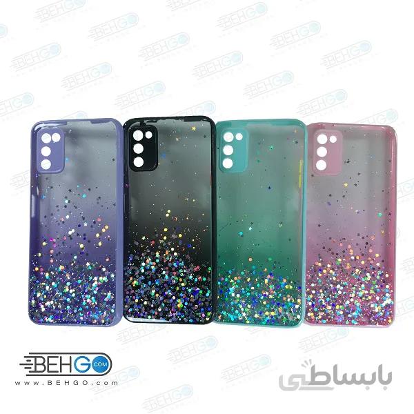 قاب سامسونگ A03S کاور دخترانه اکلیلی ستاره دار گارد محافظ گوشی Samsung Galaxy A03S