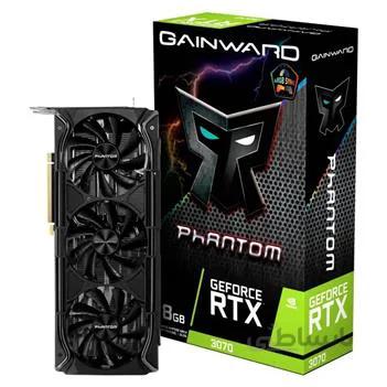 کارت گرافیک گیمینگ gainward GeForce RTX 3070 Phantom سری LHR ظرفیت 8 گیگابایت ا Gainward gaming graphics card GeForce RTX 3070 Phantom LHR series capacity 8 GB