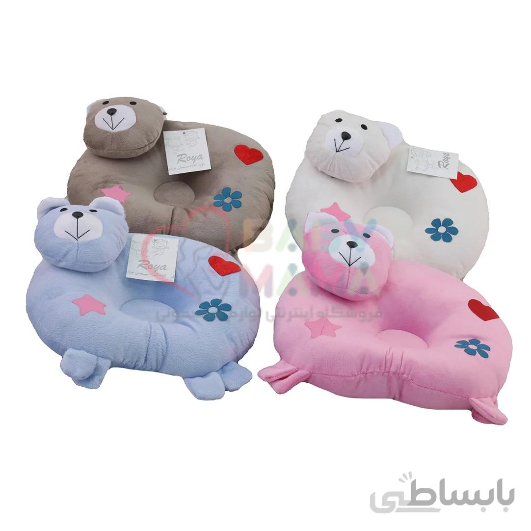 بالش شیر دهی و ضد خفگی مخمل مدل خرس تدی