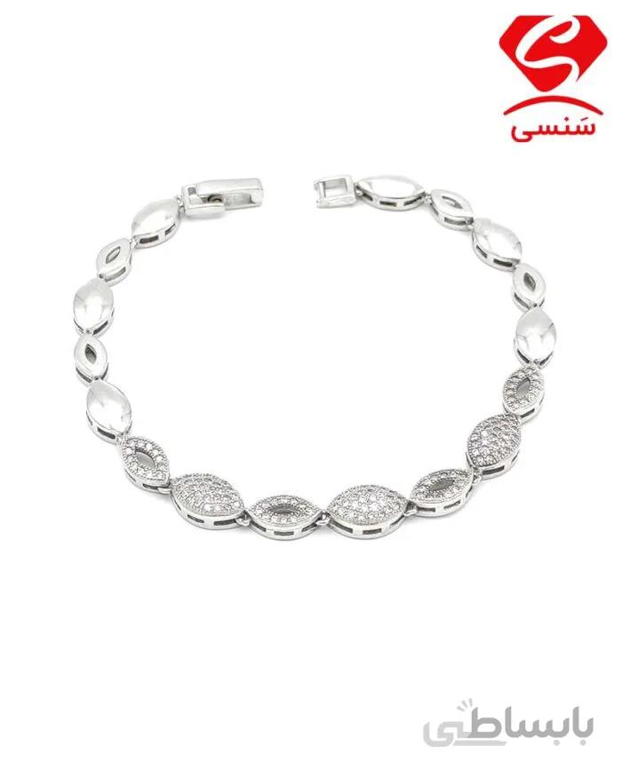 دستبند نقره زنانه کد05