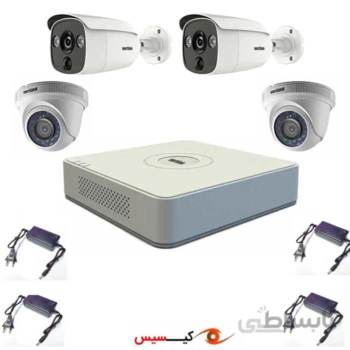 پک دوربین مداربسته 2 مگاپیکسل 401L32404222 ورتینا