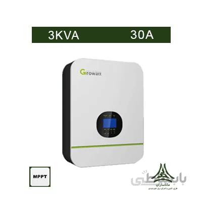 سانورتر 3KVA ، 3000W ،48V برند Growatt، مدل SPF 3000TL HVM