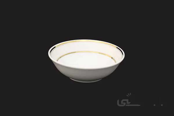 کاسه ماست ( کاسه 12) چینی تقدیس قالب گرد یوری طلا