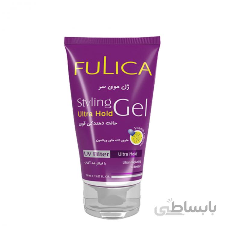 ژل مو فولیکا مدل Ultra Hold با حالت دهندگی قوی ا Fulica Ultra Hold Hair Gel 150gr