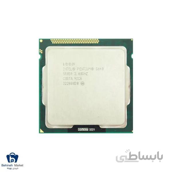 پردازنده مرکزی اینتل سری Sandy Bridge مدل G640 ا Intel Pentium G640 2.8GHz LGA 1155 Sandy Bridge CPU