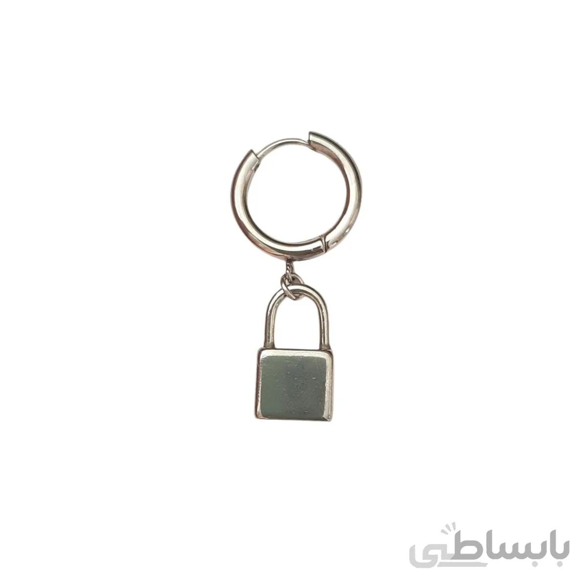 پیرسینگ گوش طرح قفل کد k1