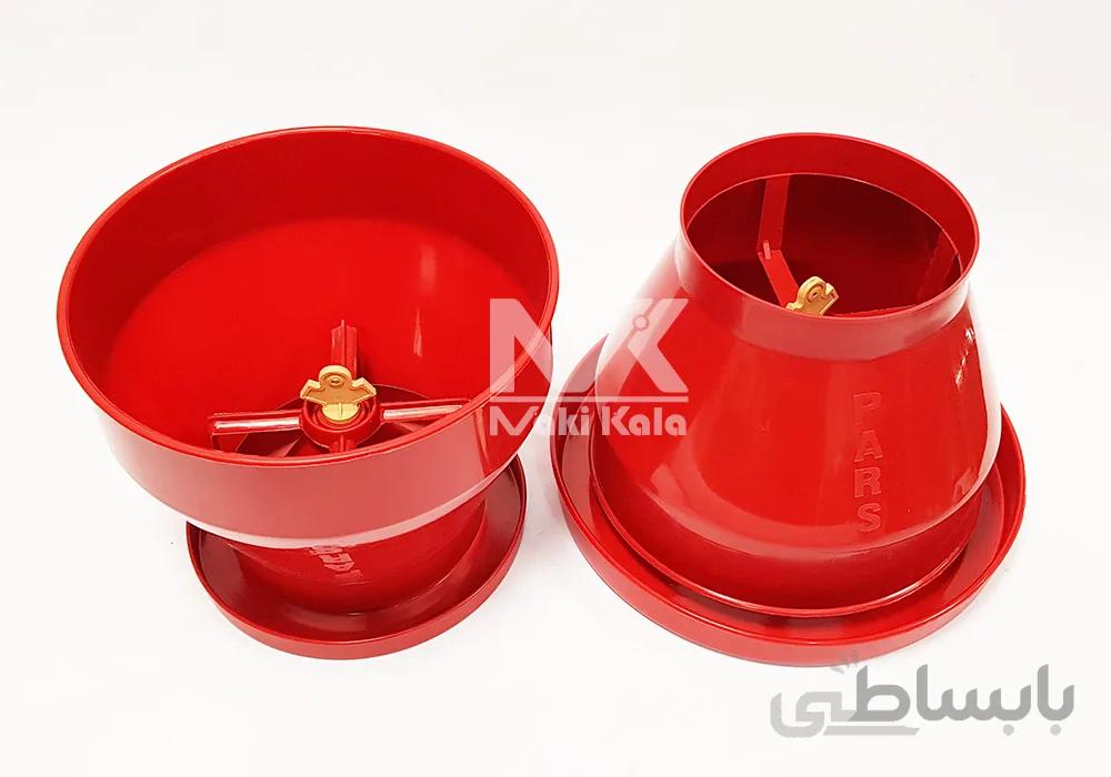 دانخوری دستی دوگانه بلدرچین پارس