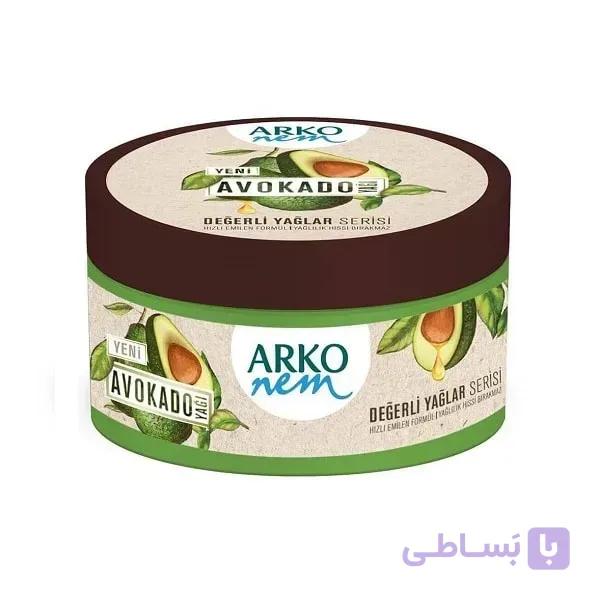کرم مرطوب کننده پوست آرکو عصاره آووکادو حجم ۲۵۰ میلی لیتر ا MOISTURIZE CREAM ARKO NEM AVOCADO 250 ML کد 330265