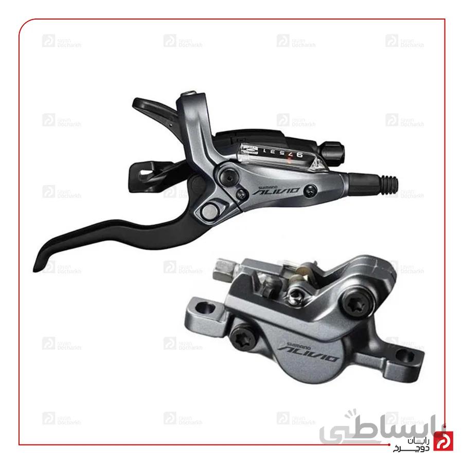ست ترمز هیدرولیک و دسته دنده ۳×۹ شیمانو SHIMANO ALIVIO M4050