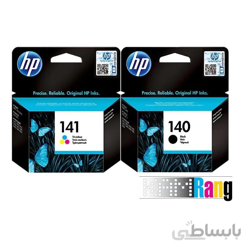 کارتریج جوهرافشان HP 140 - 141 مشکی و رنگی