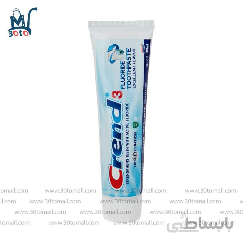 خمیر دندان کرند 3 مدل High Definition حجم 100 میل