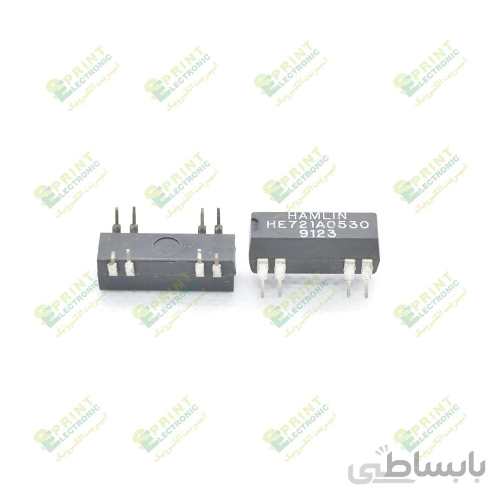 رله آی سی 8 پایه 5 ولت HAMLIN HE721A0530