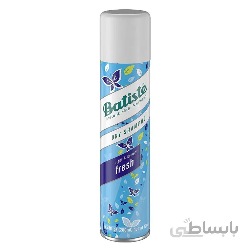 اسپری شامپو خشک باتیست مدل فرش حجم 200 میل Batiste