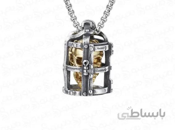 گردنبند جمجمه در قفس 12124