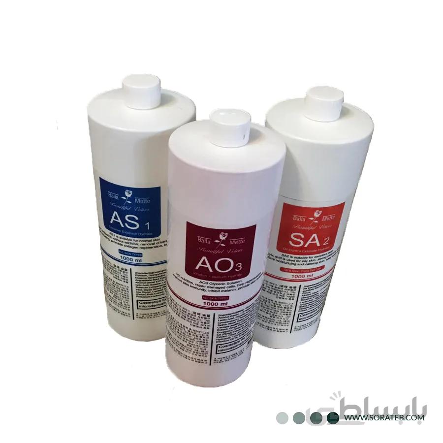 مواد مصرفی هیدروفیشیال AS1 SA2 AO3 یک لیتری