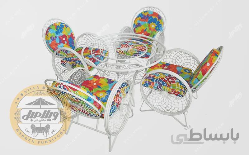 مبلمان باغی مدل کالسکه گلبرگ (اقتصادی)