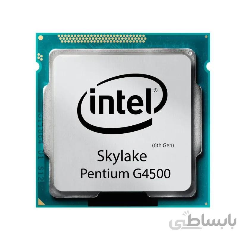 پردازنده مرکزی اینتل باکس سری Skylake مدل Pentium G4500 ا Intel Pentium G4500 3.5GHz LGA 1151 Skylake BOX CPU
