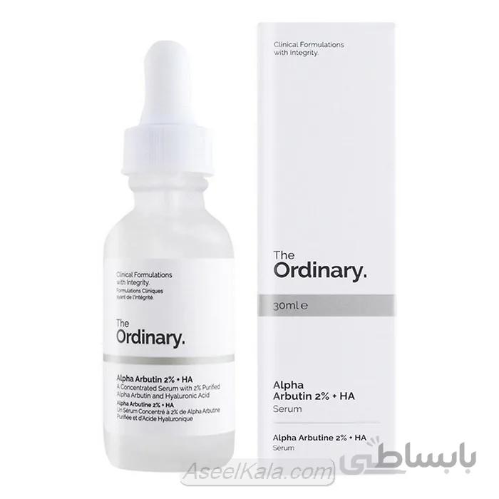 سرم ضد لک آلفا آربوتین و هیالورونیک اسید اوردینری Ordinaryحجم 30 میلی لیتر