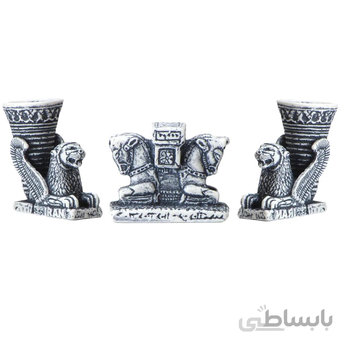 مجسمه سر ستون و جام مجموعه سه عددی