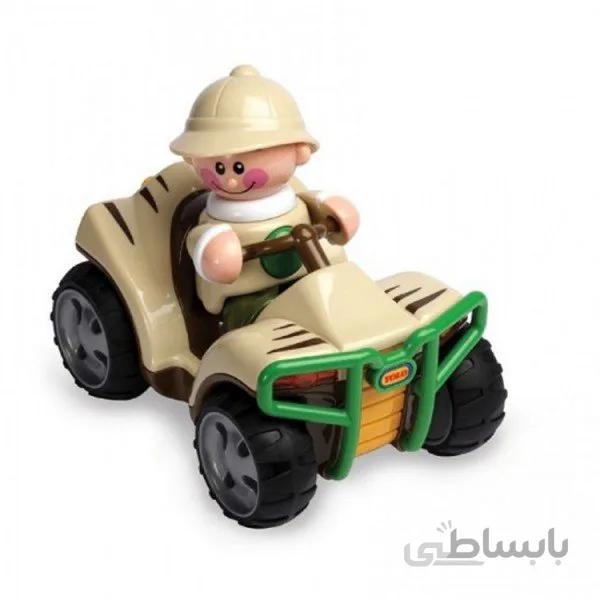 اسباب بازی موتور چهار چرخ سافاری با آدمک تولو tolo كد 87390