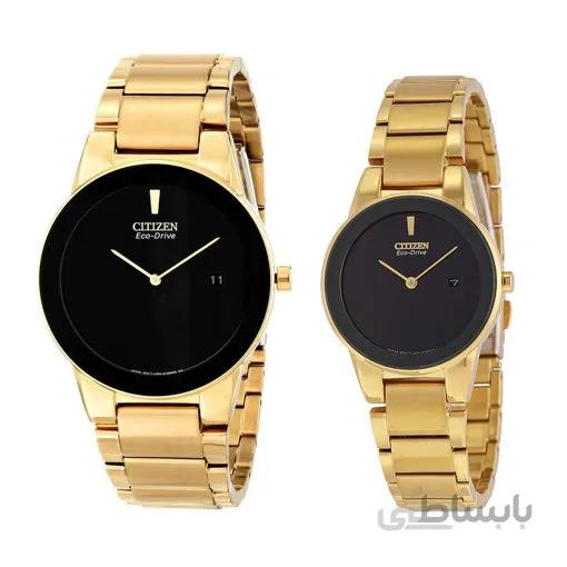 ساعت مچی ست سیتیزن citizen اورجینال مدل ga1052-55ec