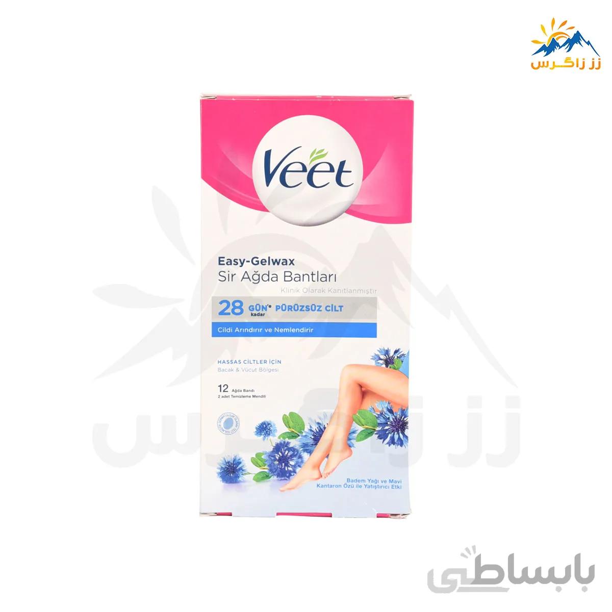 نوار موبر مخصوص پوست حساس ویت 12 عددی