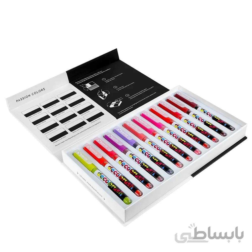 پیگمنت دکو براش کارین مجموعهی ۱۲ رنگ PASSION