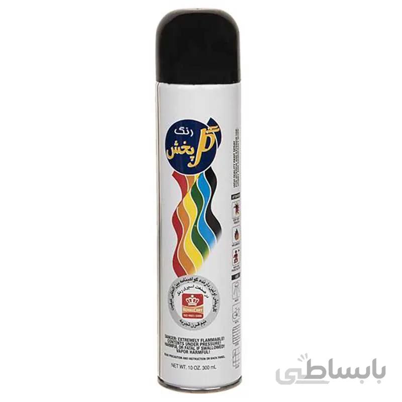 اسپری رنگ مشکی گل پخش