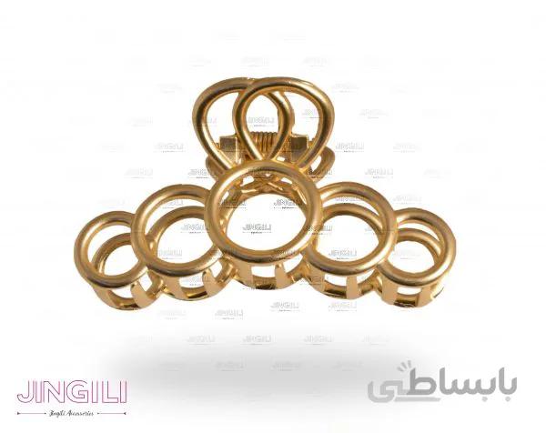 کلیپس مو مدل حلقه حلقه ای فلزی کد hcw003