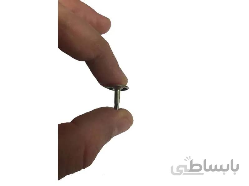پرچ زیر و رو دو رو کف12 پایه 12 رنگ کروم