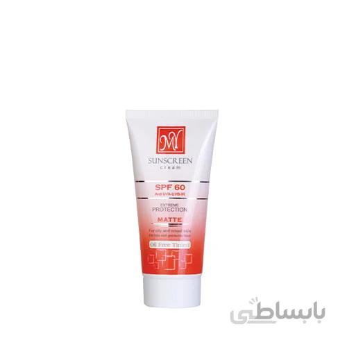 کرم ضد افتاب رنگی SPF 60 مای