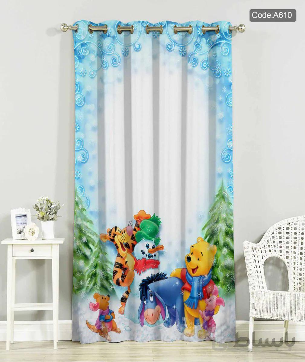 پرده پانچی چاپی کد A610